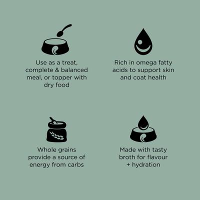 Show full view: Go! Solutions Skin + Coat Care Turkey & Salmon Pate Dog Food, 12.5-oz, case of 12 slide 5 of 11