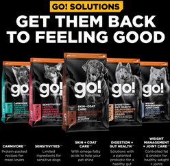 Go! Solutions Skin + Coat with Grains Adult Large Breed Recipe Dry Dog Food, 25-lb bag slide 2 of 9
