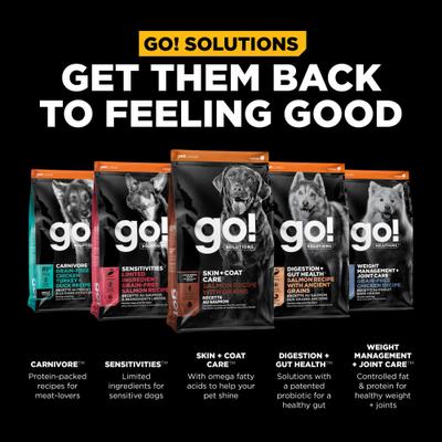 Show full view: Go! Solutions Skin + Coat with Grains Adult Large Breed Recipe Dry Dog Food, 25-lb bag slide 7 of 12