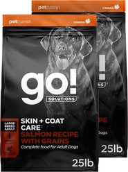 Go! Solutions Skin + Coat with Grains Adult Large Breed Recipe Dry Dog Food, 50-lb bundle