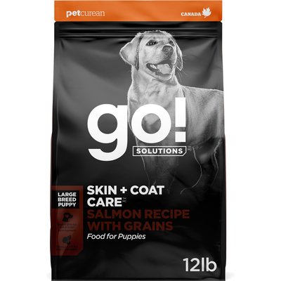 Go! Solutions Go! Solutions Skin + Coat with Grains Puppy Large Breed Recipe Dry Dog Food, 12-lb bag