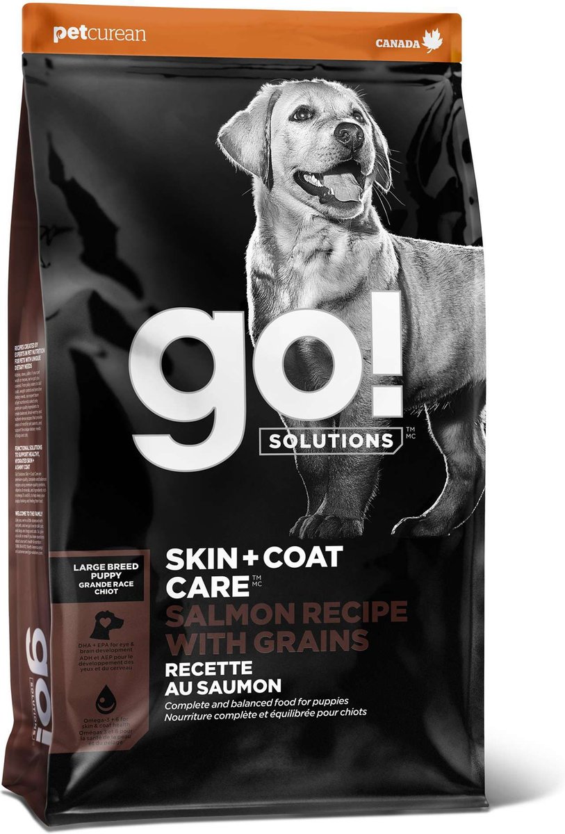 Petcurean Go! Solutions Skin + Coat Care Salmon Recipe Dry Dog Food