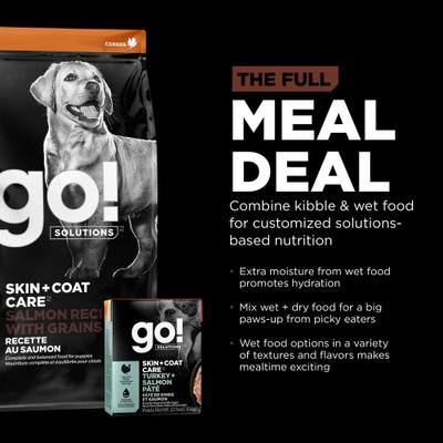 Show full view: Go! Solutions Skin + Coat with Grains Puppy Large Breed Recipe Dry Dog Food, 25-lb bag slide 8 of 12