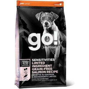 Go! Solutions Small Bites Limited Ingredient Grain-Free Salmon Recipe Dry Dog Food, 3.5-lb bag