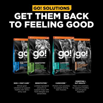 Show full view: Go! Solutions Weight Management + Joint Care Adult Grain-Free Salmon Recipe Dry Dog Food, 3.5-lb bag slide 8 of 11