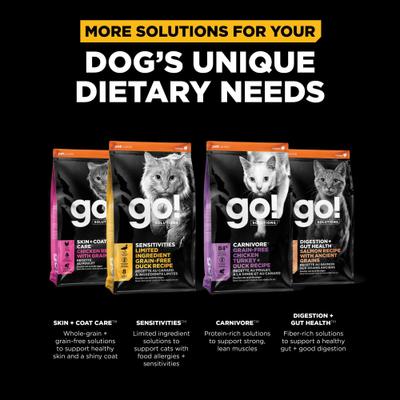 Show full view: Go! Solutions Weight Management + Joint Care Grain-Free Chicken Recipe for Cats, 3-lb bag slide 6 of 11