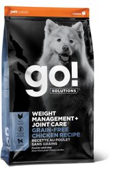 Go! Solutions Weight Management + Joint Care Grain-Free Chicken Recipe for Dogs, 12-lb bag