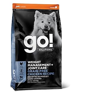 Go! Solutions Weight Management + Joint Care Grain-Free Chicken Recipe for Dogs, 3.5-lb bag