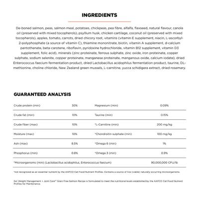 Show full view: Go! Solutions Weight Management + Joint Care Salmon Recipe Grain-Free Dry Cat Food, 3-lb bag slide 4 of 11