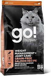 Go! Solutions Weight Management + Joint Care Salmon Recipe Grain-Free Dry Cat Food, 6-lb bag