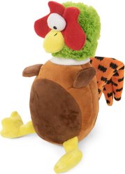 GoDog Action Plush Pheasant Animated Squeaker Dog Toy, Brown, Medium slide 2 of 5