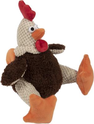 Show full view: GoDog Checkers Chew Guard Rooster Squeaky Plush Dog Toy, Fat Large slide 6 of 10