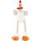 Show in main carousel: GoDog Checkers Chew Guard Rooster Squeaky Plush Dog Toy, Skinny Large slide 1 of 10