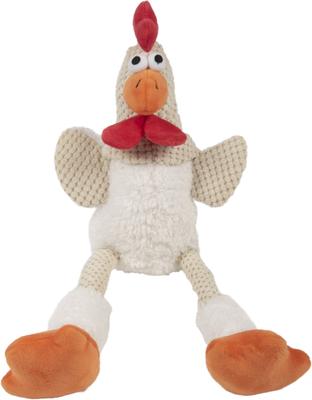 Show full view: GoDog Checkers Chew Guard Rooster Squeaky Plush Dog Toy, Skinny Large slide 6 of 10