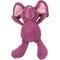 Show in main carousel: GoDog Checkers Elephant Plush Squeaky Dog Toy, Violet slide 1 of 2