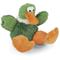 Show in main carousel: GoDog Checkers Sitting Duck Squeaker Dog Toy, Green, Large slide 2 of 7