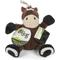 Show in main carousel: GoDog Checkers Sitting Horse Squeaker Dog Toy, Brown, Small slide 1 of 5