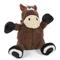 Show in main carousel: GoDog Checkers Sitting Horse Squeaker Dog Toy, Brown, Small slide 4 of 5