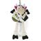 Show in main carousel: GoDog Checkers Skinny Cow Squeaker Dog Toy, White, Small slide 1 of 5