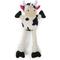 Show in main carousel: GoDog Checkers Skinny Cow Squeaker Dog Toy, White, Small slide 4 of 5