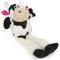 Show in main carousel: GoDog Checkers Skinny Cow Squeaker Dog Toy, White, X-Small slide 2 of 5