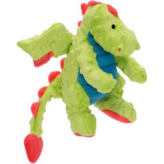 GoDog Dragons Squeaky Dog Toy, Green, Large