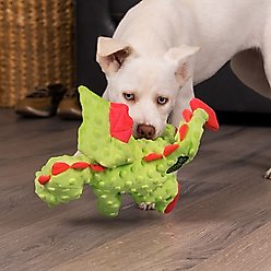 GoDog Dragons Squeaky Dog Toy, Green, Large slide 2 of 6