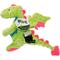 Show in main carousel: GoDog Dragons Squeaky Dog Toy, Green, Large slide 3 of 7