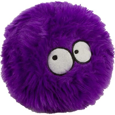 GoDog GoDog Furballz Chew Guard Squeaky Plush Dog Toy, Purple, Large