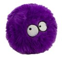 GoDog Furballz Chew Guard Squeaky Plush Dog Toy, Purple, Large