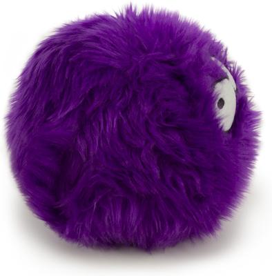 Show full view: GoDog Furballz Chew Guard Squeaky Plush Dog Toy, Purple, Large slide 4 of 11