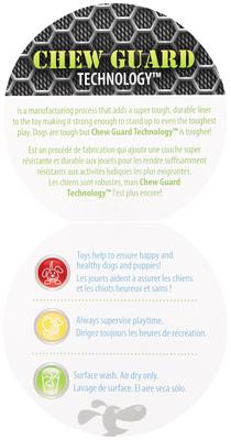 Show full view: GoDog Furballz Chew Guard Squeaky Plush Dog Toy, Rainbow, Large slide 7 of 11