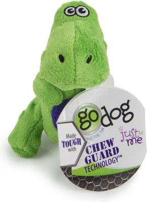 Show full view: GoDog Just for Me Chew Guard T-Rex Squeaky Plush Dog Toy slide 6 of 9