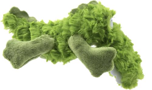 Show full view: GoDog PlayClean Gator Soft Plush Squeaky Dog Toy, Small slide 2 of 5