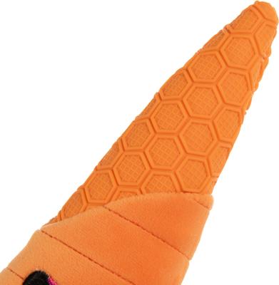 Show full view: GoDog Tough N Texture Carrot Dog Toy, Orange slide 5 of 10