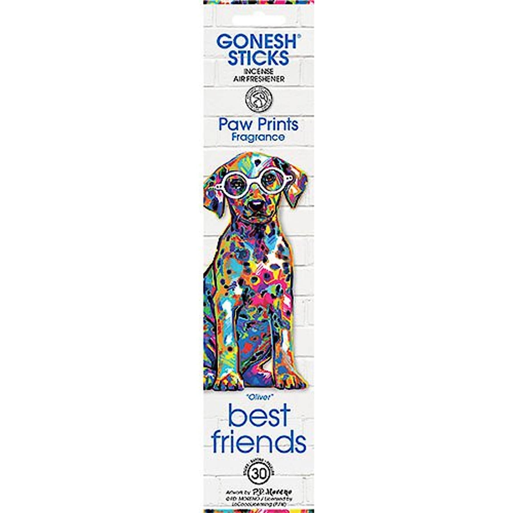 Gonesh Best Friends Paw Prints Incense Sticks, 30 count, Oliver