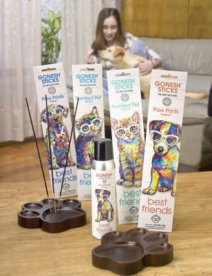 Show full view: Gonesh Best Friends Purrrfect Pet Incense Sticks, 30 count, Willow slide 2 of 3