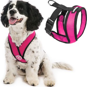 Gooby Comfort X Mesh Dog Harness, Flamingo Pink, Large: 17 to 22.5-in chest
