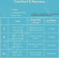 Gooby Comfort X Mesh Dog Harness, Orange, Medium: 14.25 to 18.75-in chest slide 2 of 5