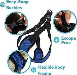 Gooby Comfort X Step In Lite Dog Harness, Black, Small: 14 to 17-in chest slide 2 of 4