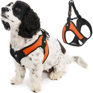 Gooby Escape Free Easy Fit Dog Harness, Orange, Small: 16 to 19.25-in chest