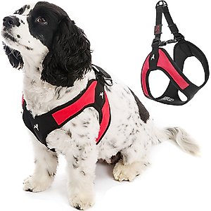 Gooby Escape Free Easy Fit Dog Harness, Red, Medium: 18 to 21.75-in chest