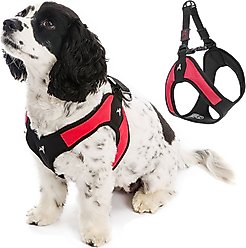 Gooby Escape Free Easy Fit Dog Harness, Red, Small: 16 to 19.25-in chest