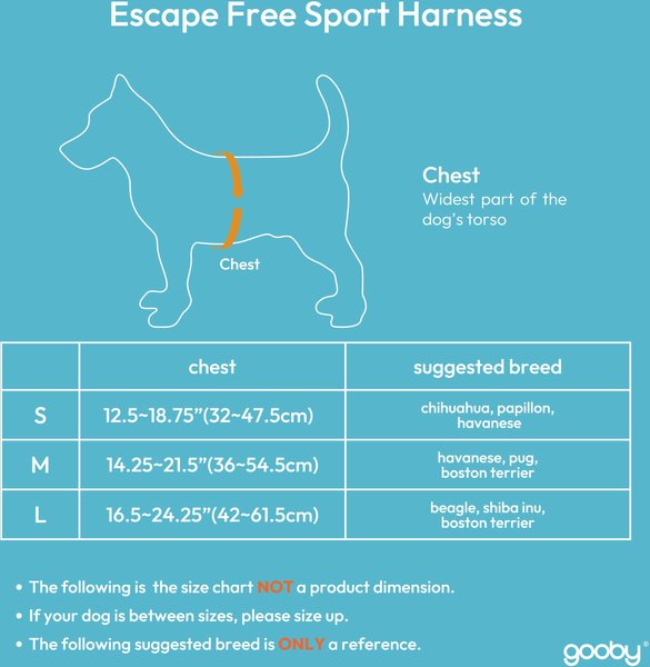 Gooby Escape Free Sport Dog Harness