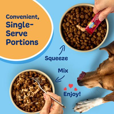 Show full view: Good Boy Carnivore's Delight Duck, Beef, & Rabbit Puree Dog Food Topper, 10 count slide 6 of 10