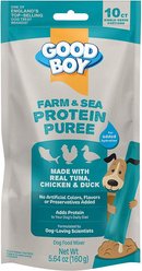 Good Boy Farm & Sea Tuna, Chicken, & Duck Puree Dog Food Topper, 10 count
