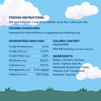 Show full view: Good Boy Turf & Surf Chicken, Salmon, & Duck Puree Dog Food Topper, 30 count slide 7 of 11
