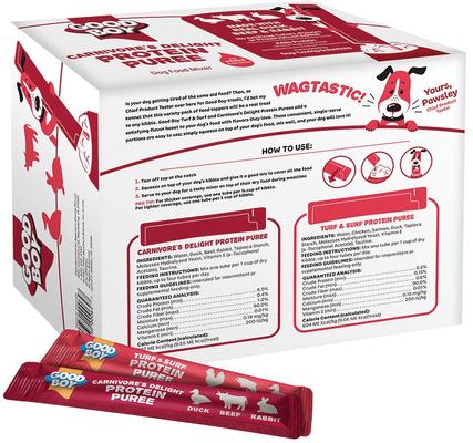 Show full view: Good Boy Variety Pack Puree Dog Food Topper, 90 count slide 3 of 10
