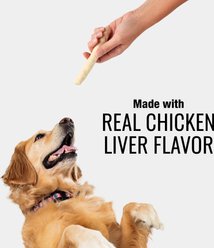 Good 'n' Fun Long-Lasting Small Rolls Chicken Liver Flavor Rawhide Chew Dog Treats, 6 count slide 2 of 9