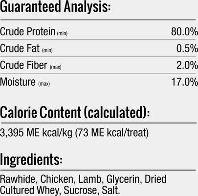Show full view: Good 'n' Fun Long-Lasting Small Rolls Lamb Rawhide Chew Dog Treats, 6 count slide 7 of 10